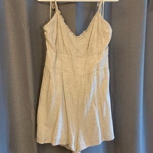 Beige Abercrombie & Fitch Romper